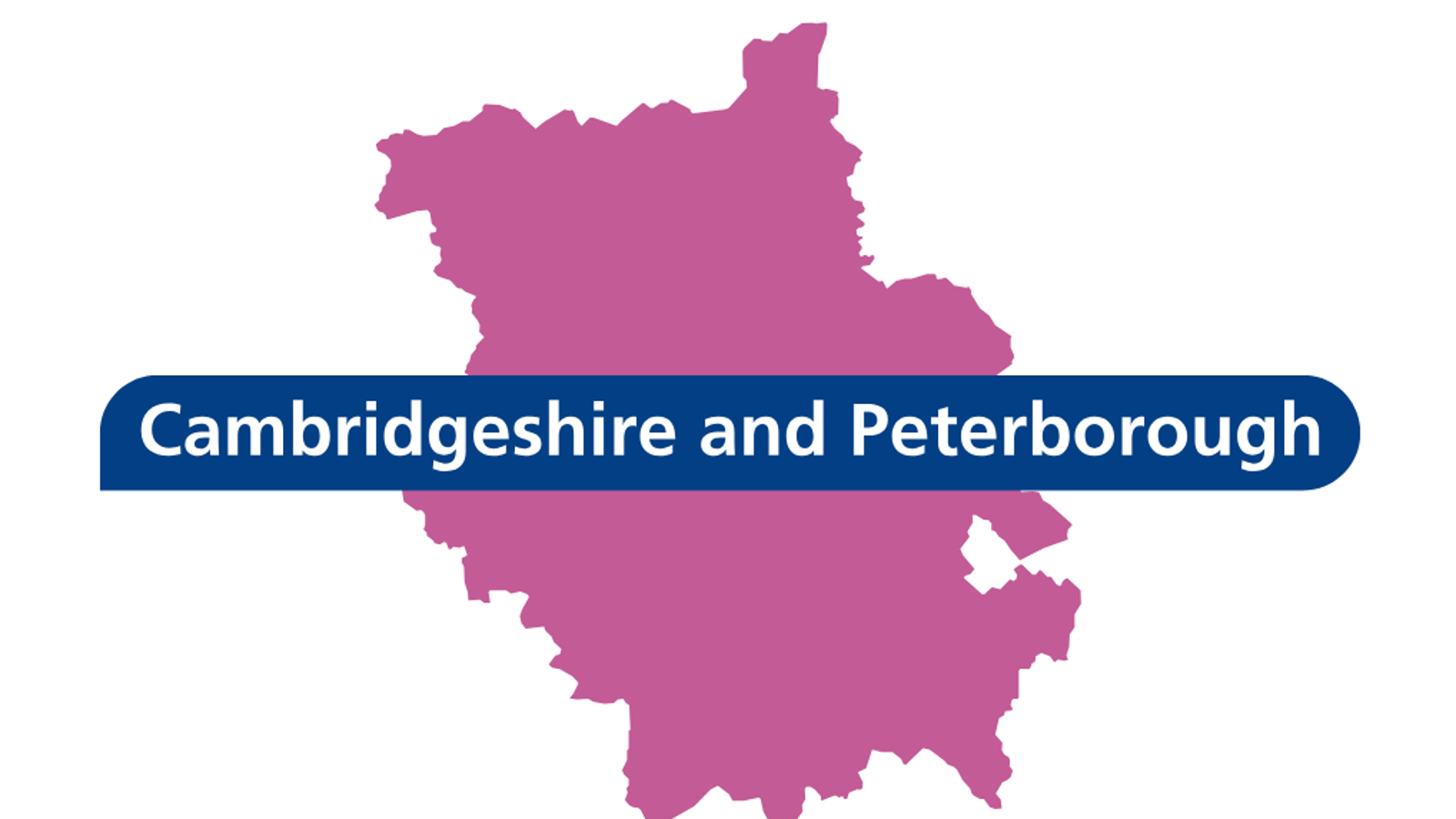 Map of Cambridgeshire and Peterborough