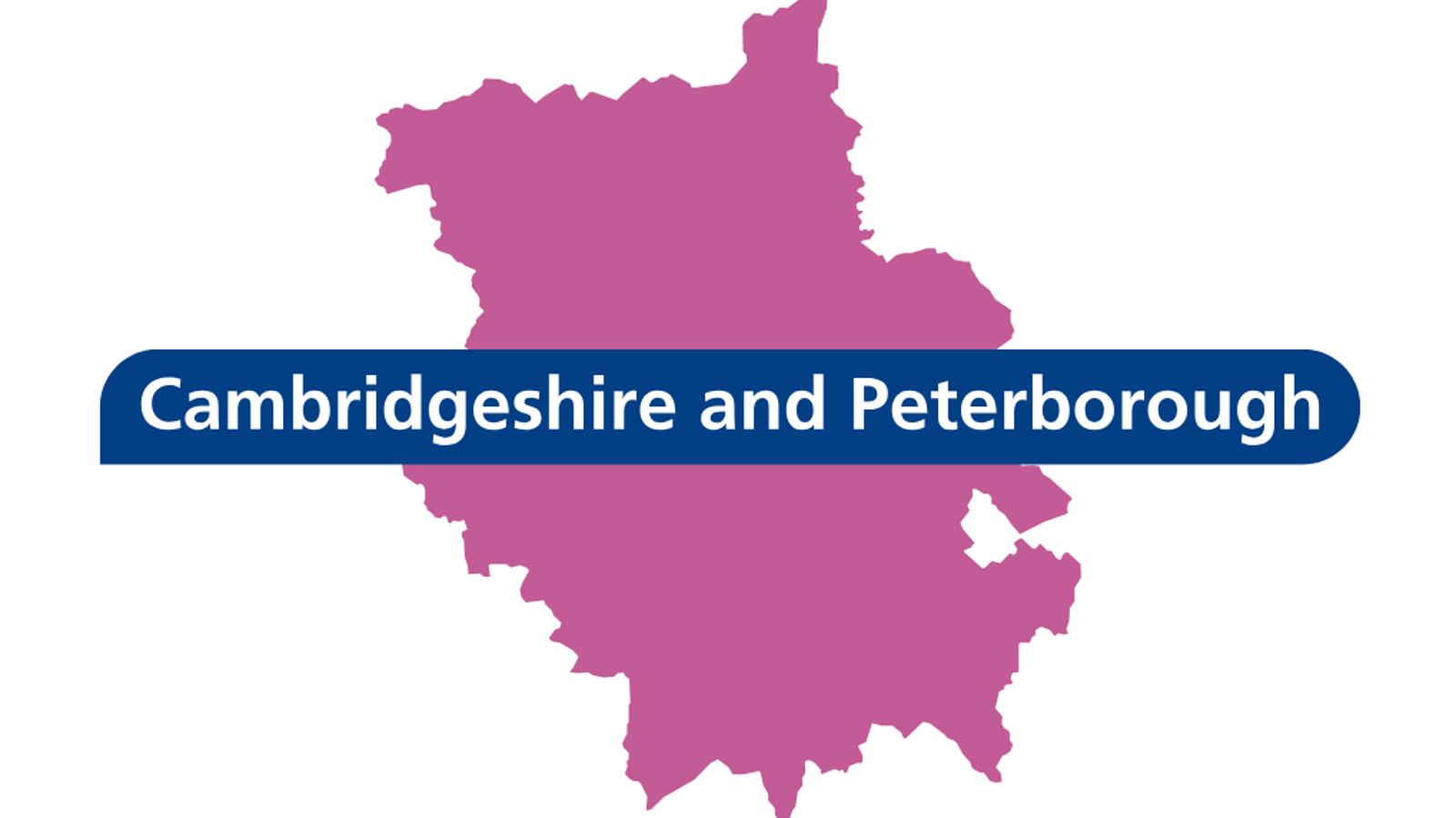 Map of Cambridgeshire and Peterborough